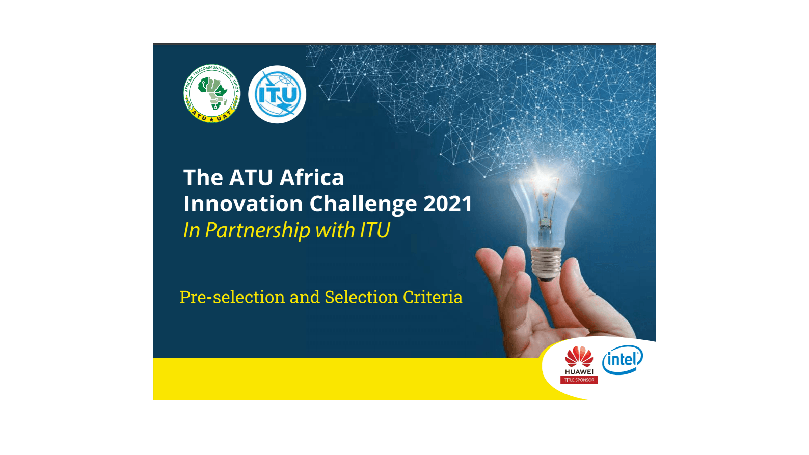 Call for Submission of ATU Africa Innovation Challenge 2021 - Pre-Selection and Selection Criteria
