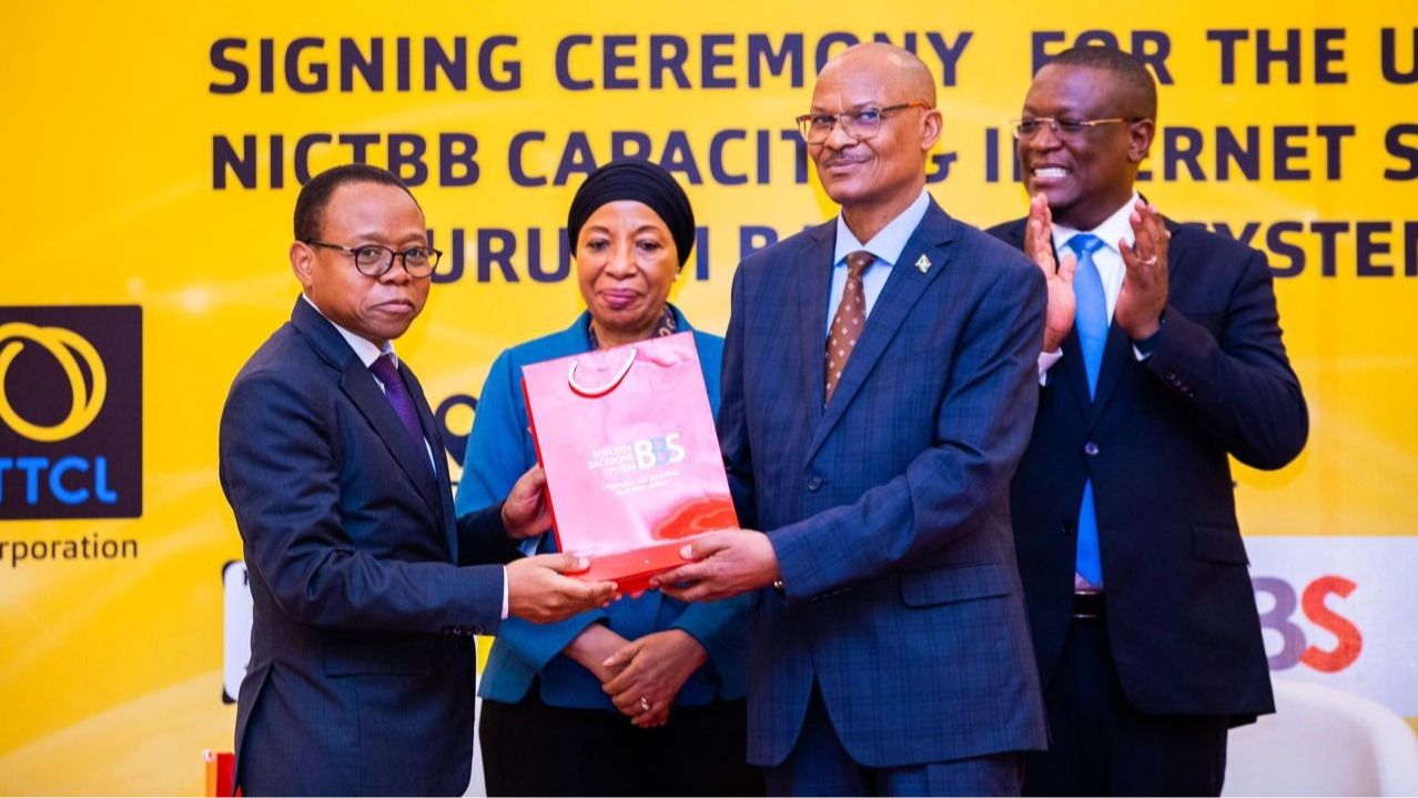 TCRA Witnesses as BSS and TTCL ink a $3.3 million agreement to boost communication services